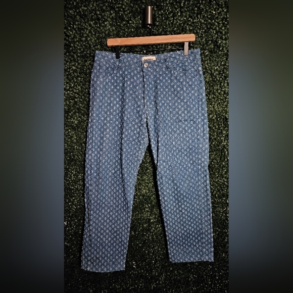 Denim - Blue Patterned Pants